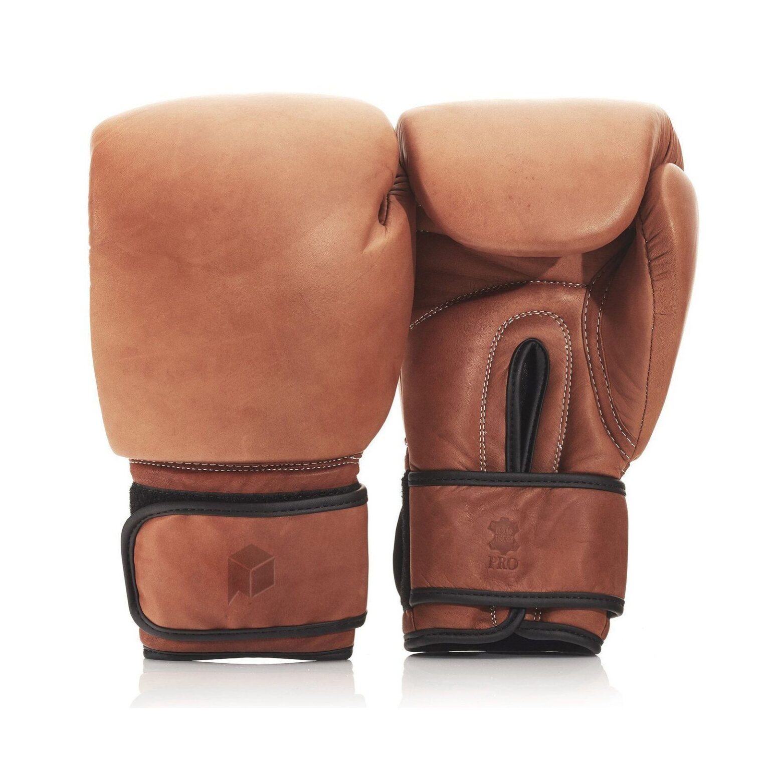 Deluxe Leather Boxing Gloves | Velcro Straps | Paragon Studio